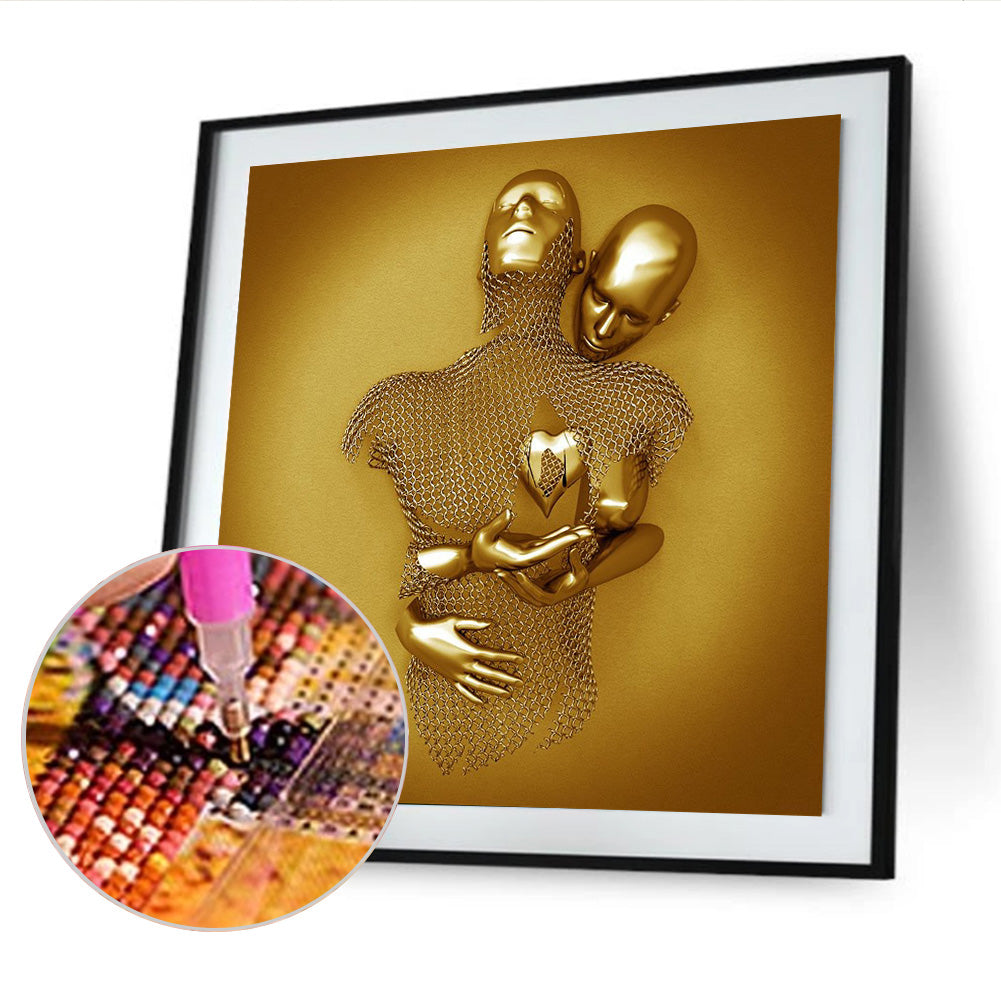 Metal Statue - Full Round Drill Diamond Painting 30*30CM