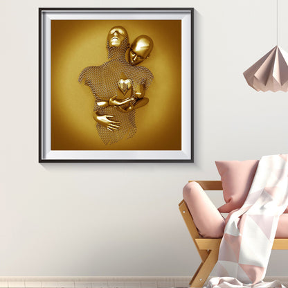 Metal Statue - Full Round Drill Diamond Painting 30*30CM