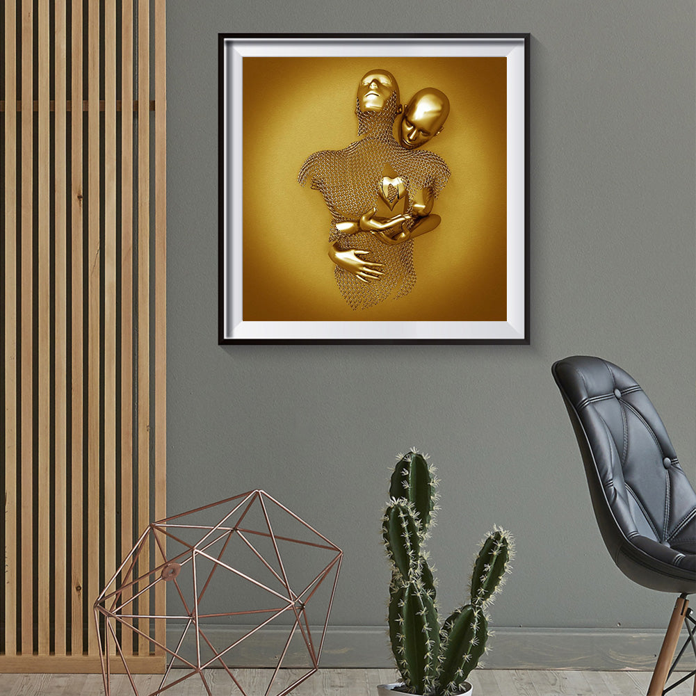 Metal Statue - Full Round Drill Diamond Painting 30*30CM