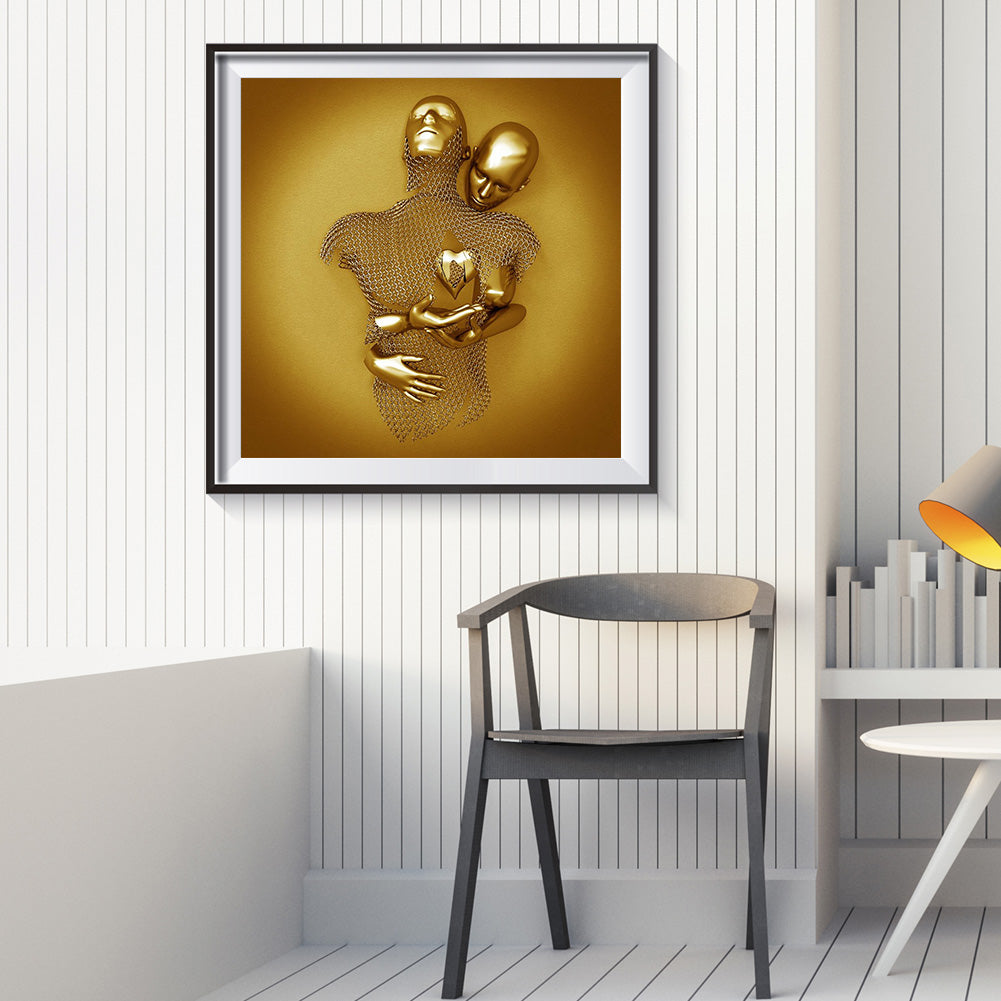 Metal Statue - Full Round Drill Diamond Painting 30*30CM