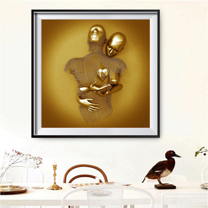 Metal Statue - Full Round Drill Diamond Painting 30*30CM