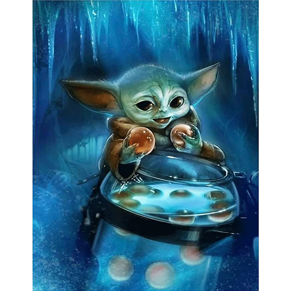 Yoda - Full Round Drill Diamond Painting 30*40CM