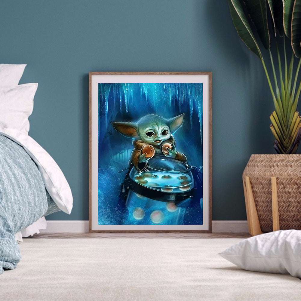 Yoda - Full Round Drill Diamond Painting 30*40CM