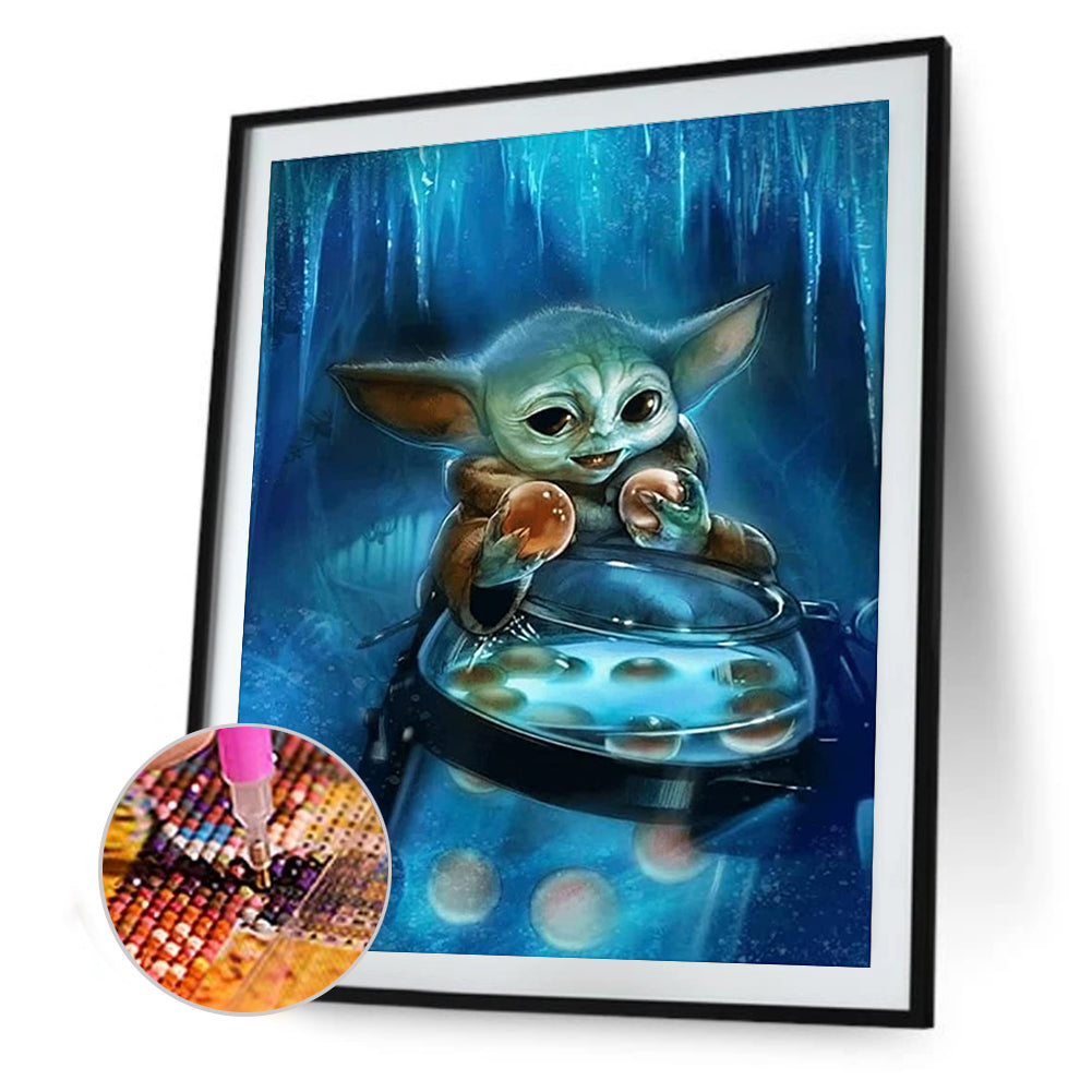 Yoda - Full Round Drill Diamond Painting 30*40CM