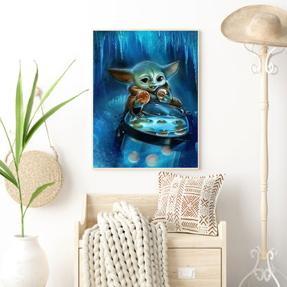 Yoda - Full Round Drill Diamond Painting 30*40CM