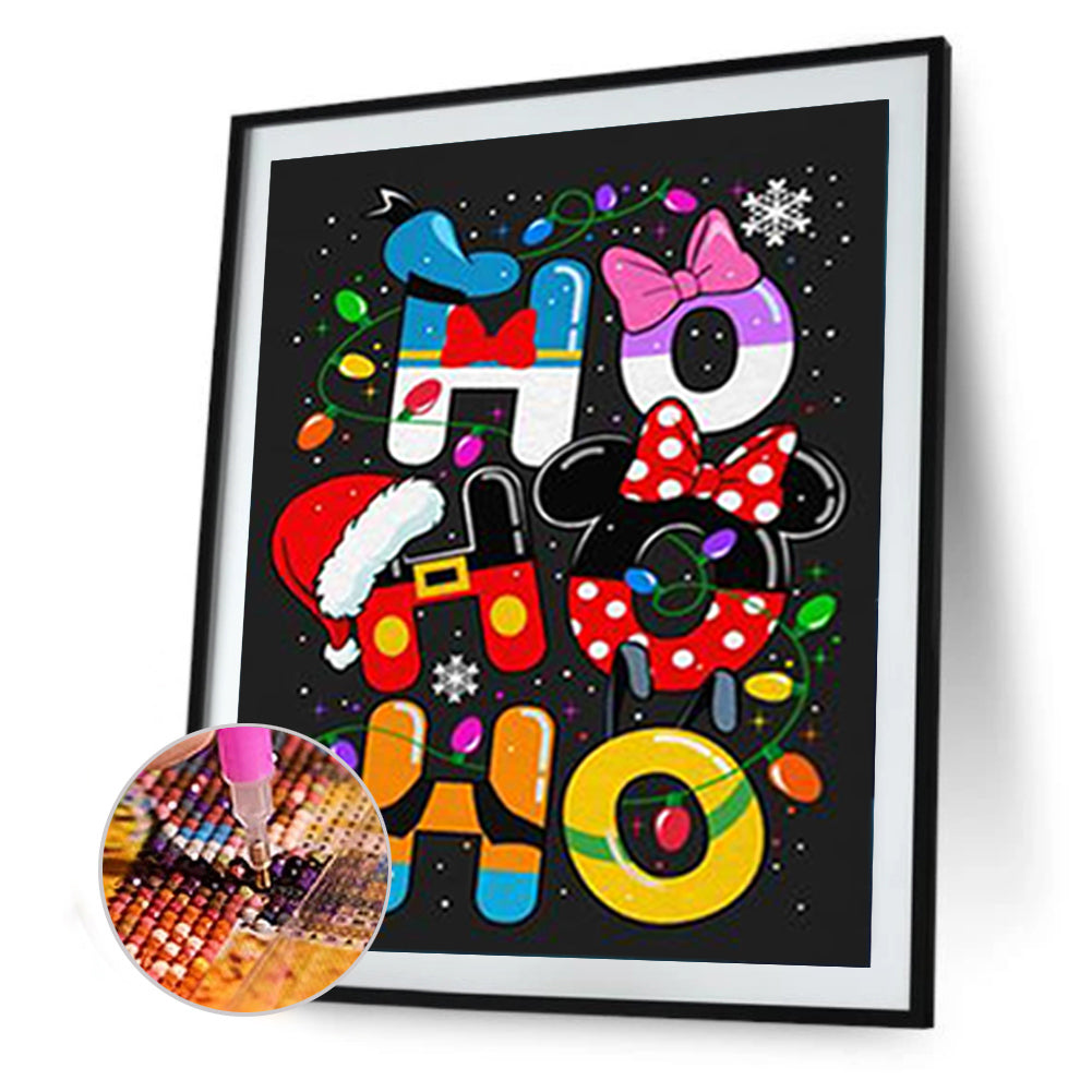 Cartoon Hohoho - Full Round Drill Diamond Painting 30*40CM