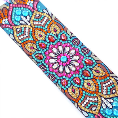 DIY Retro Mandala Diamond Painting Bookmark Special Shaped Tassel Crafts