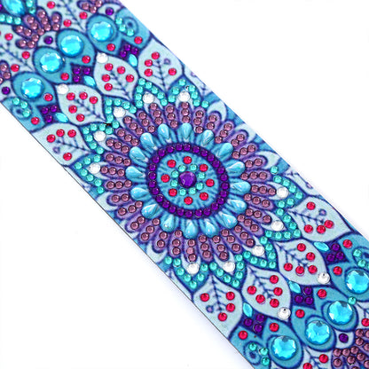 DIY Retro Mandala Diamond Painting Bookmark Special Shaped Tassel Crafts