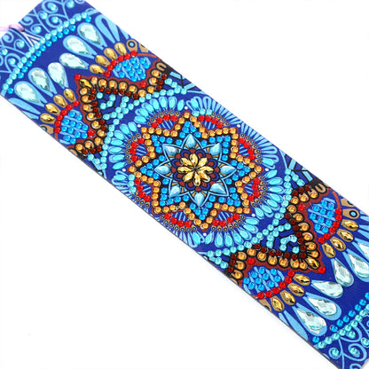 DIY Retro Mandala Diamond Painting Bookmark Special Shaped Tassel Crafts