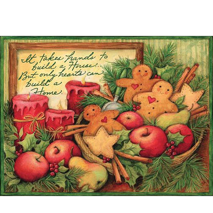 Gingerbread Man - Full Round Drill Diamond Painting 40*30CM