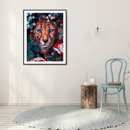 Cheetah - Full Round Drill Diamond Painting 40*50CM
