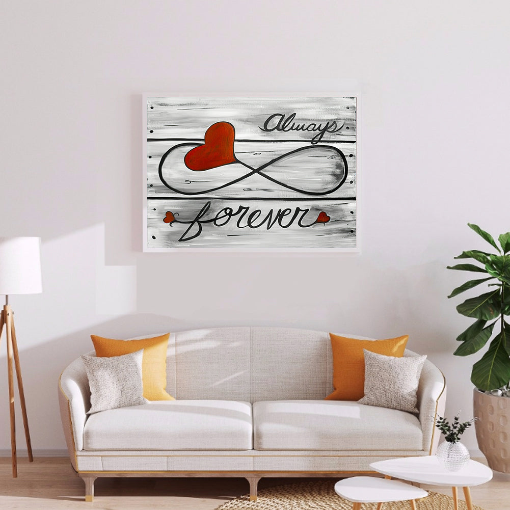 Love - Full Round Drill Diamond Painting 40*30CM