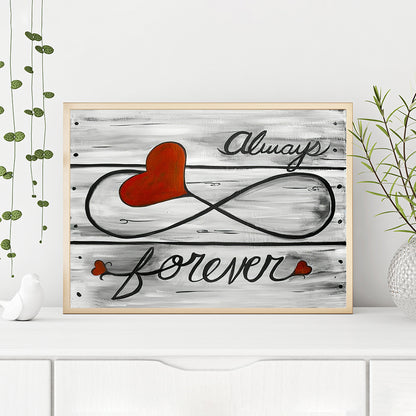 Love - Full Round Drill Diamond Painting 40*30CM