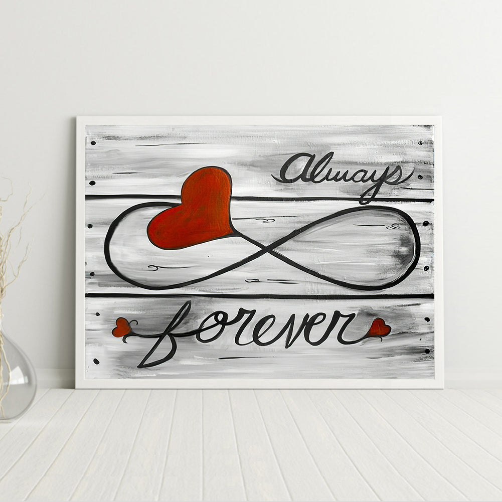 Love - Full Round Drill Diamond Painting 40*30CM
