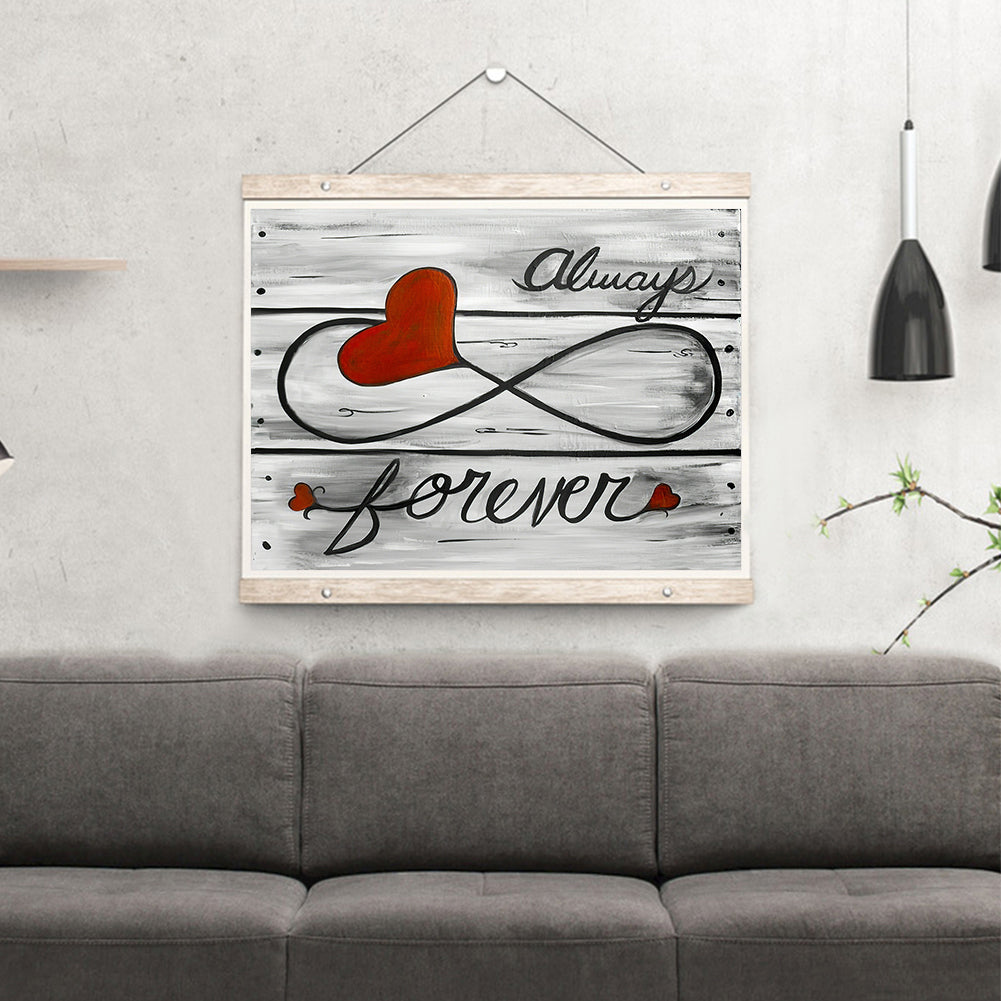 Love - Full Round Drill Diamond Painting 40*30CM