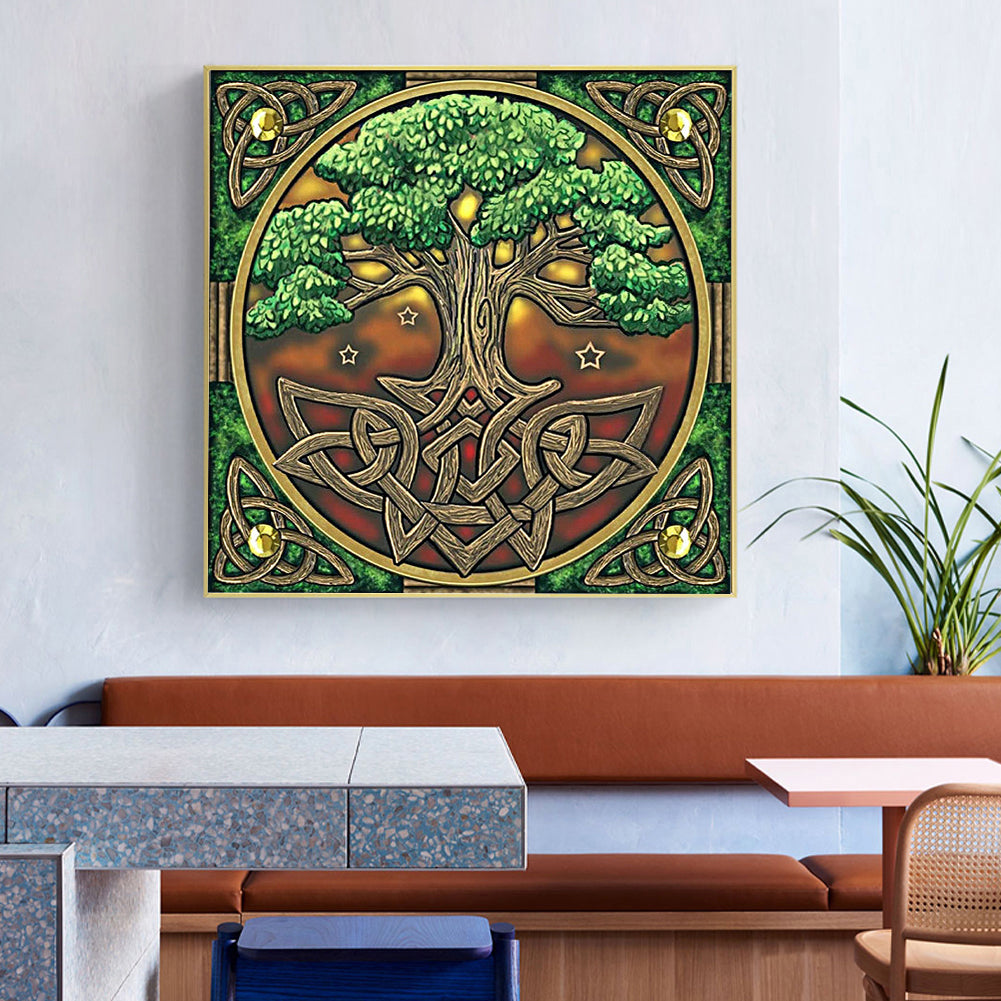 Tree Life - Full Square Drill Diamond Painting 30*30CM