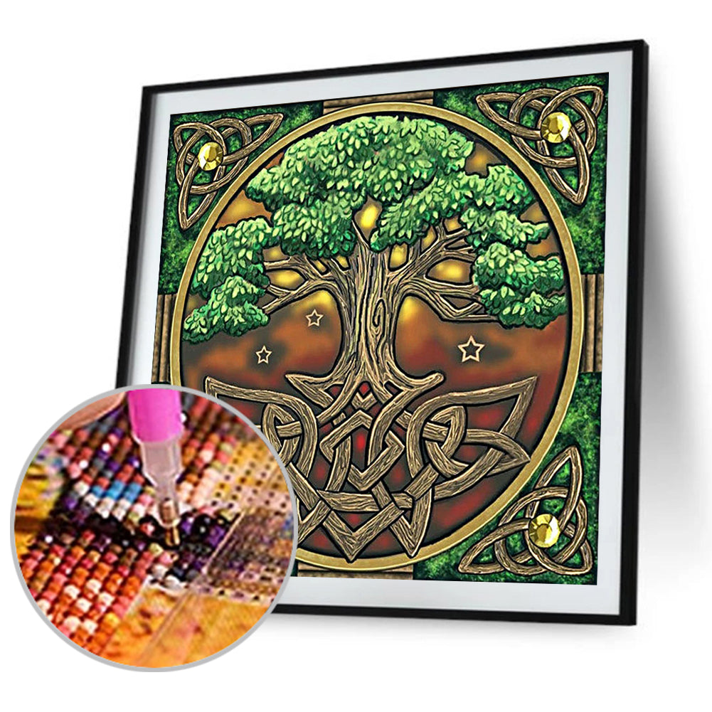 Tree Life - Full Square Drill Diamond Painting 30*30CM