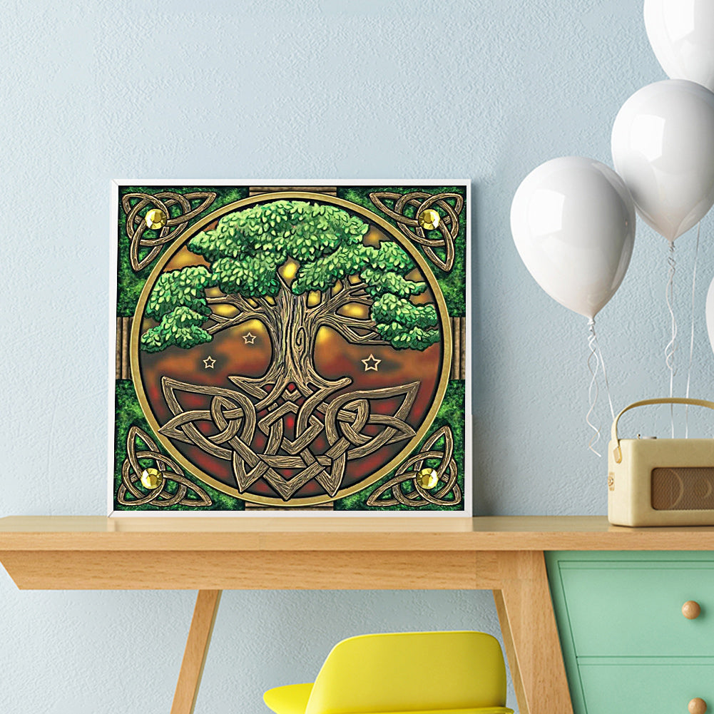 Tree Life - Full Square Drill Diamond Painting 30*30CM