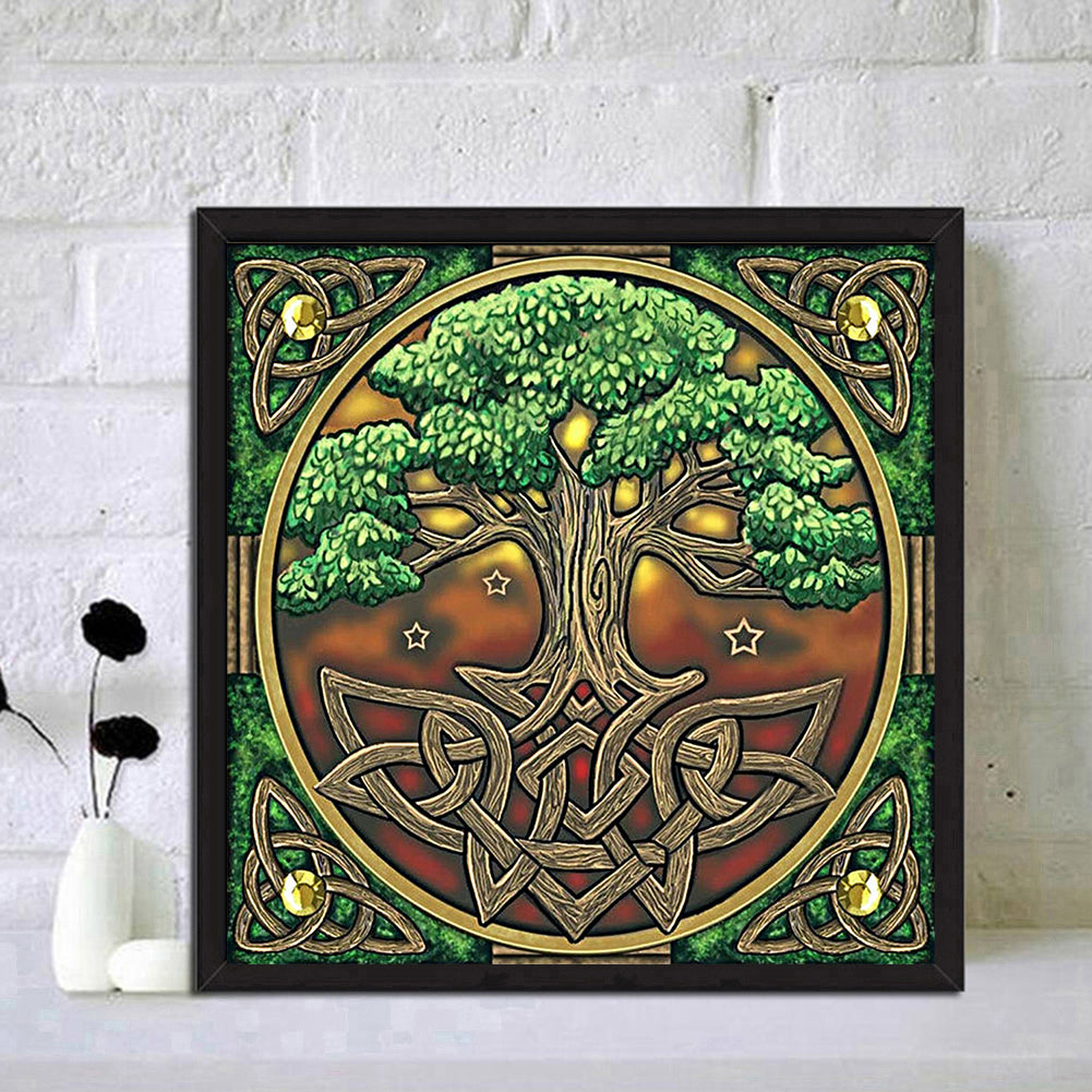 Tree Life - Full Square Drill Diamond Painting 30*30CM