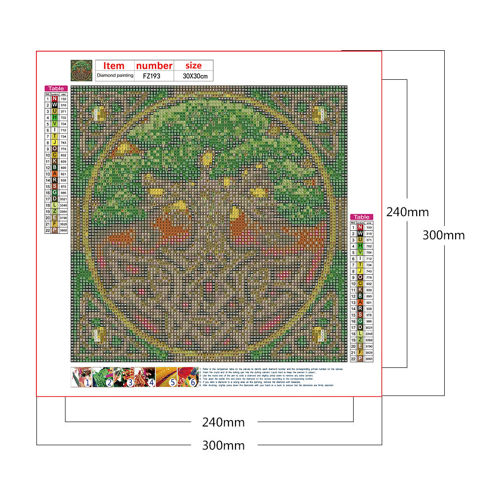 Tree Life - Full Square Drill Diamond Painting 30*30CM