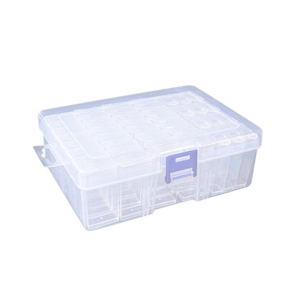 Square Diamond Painting Box Transparent Nail Beads Storage Case Container