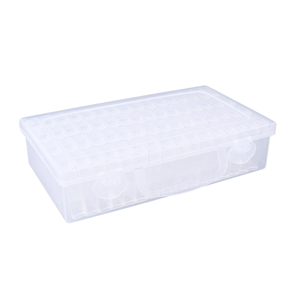 Square Diamond Painting Box Transparent Nail Beads Storage Case Container