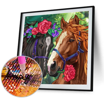 Pairs Animals - Full Round Drill Diamond Painting 30*30CM