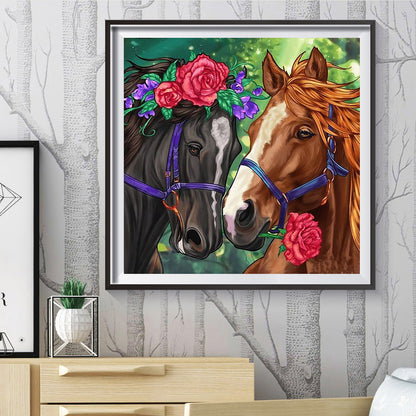 Pairs Animals - Full Round Drill Diamond Painting 30*30CM