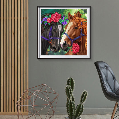 Pairs Animals - Full Round Drill Diamond Painting 30*30CM