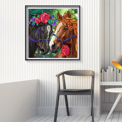 Pairs Animals - Full Round Drill Diamond Painting 30*30CM