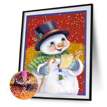 Cute Snowman - Full Round Drill Diamond Painting 30*40CM