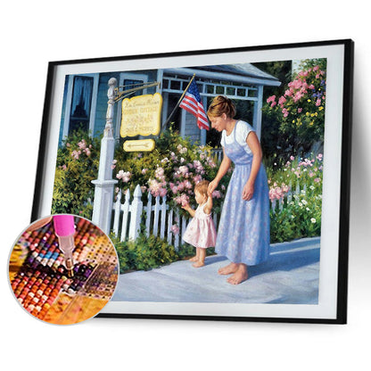 Garden - Full Round Drill Diamond Painting 50*40CM