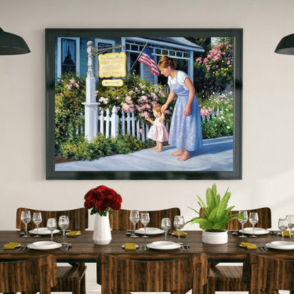 Garden - Full Round Drill Diamond Painting 50*40CM