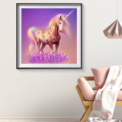 Unicorn - Full Round Drill Diamond Painting 30*30CM