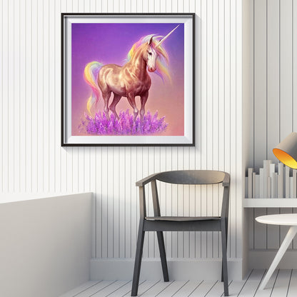 Unicorn - Full Round Drill Diamond Painting 30*30CM