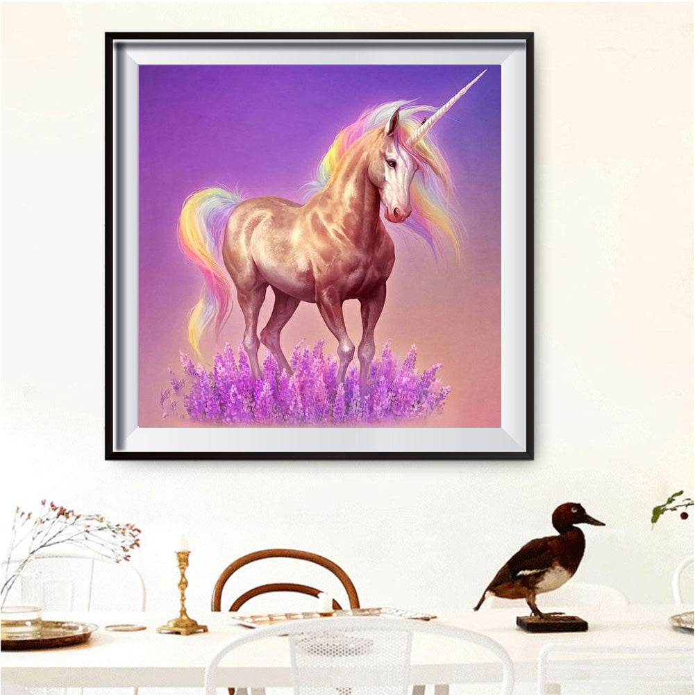 Unicorn - Full Round Drill Diamond Painting 30*30CM