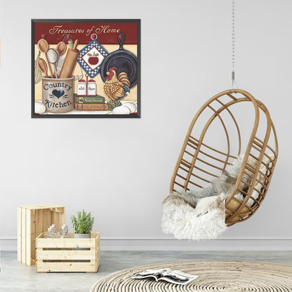 Kitchenware - Full Round Drill Diamond Painting 45*40CM