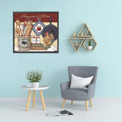 Kitchenware - Full Round Drill Diamond Painting 45*40CM