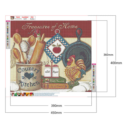 Kitchenware - Full Round Drill Diamond Painting 45*40CM