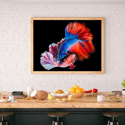 Betta Fish - Full Round Drill Diamond Painting 40*30CM