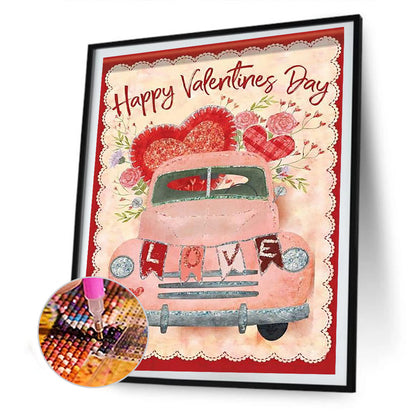 Valentine Day - Full Round Drill Diamond Painting 30*40CM