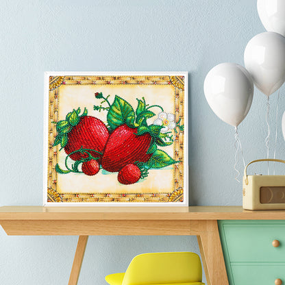 Strawberry - Special Shaped Drill Diamond Painting 30*30CM