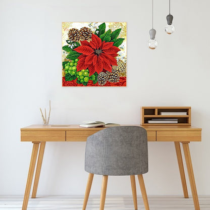 Flowers - Full Round Drill Diamond Painting 30*30CM