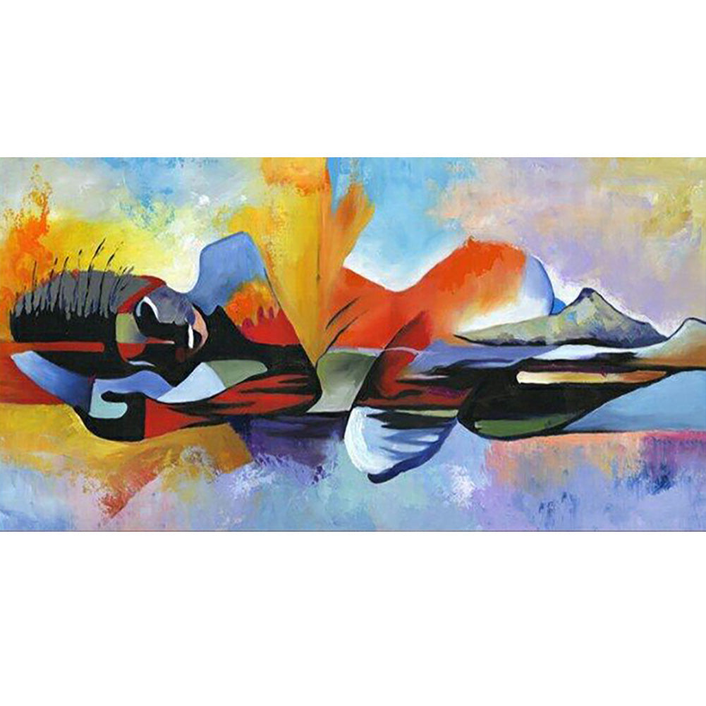 Lying Buddha - Full Round Drill Diamond Painting 80*40CM