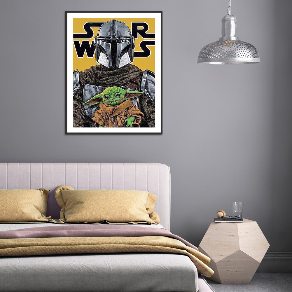 Yoda - Full Round Drill Diamond Painting 30*40CM