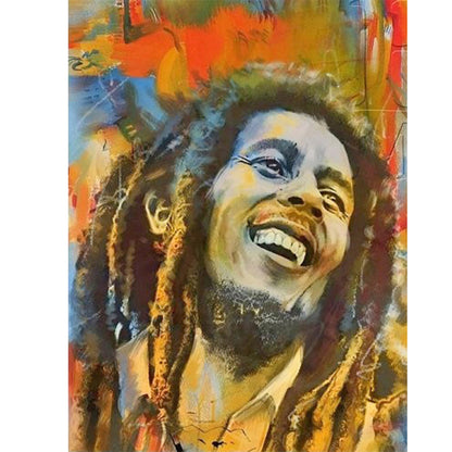 Grin Man - Full Round Drill Diamond Painting 30*40CM