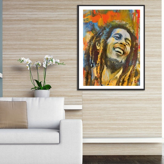 Grin Man - Full Round Drill Diamond Painting 30*40CM