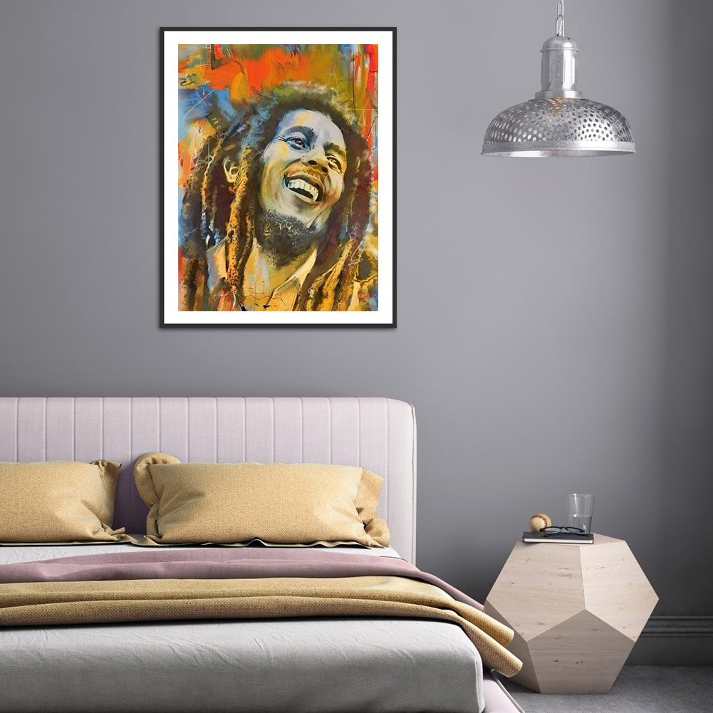 Grin Man - Full Round Drill Diamond Painting 30*40CM