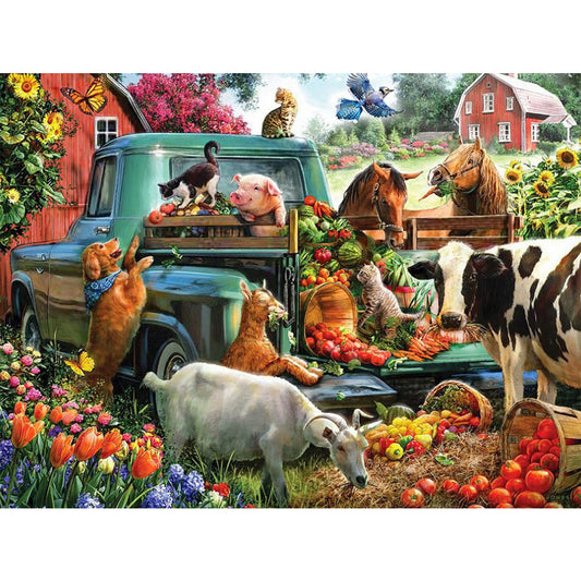 Farm - Full Round Drill Diamond Painting 55*40CM