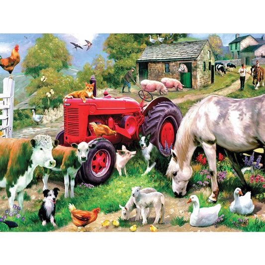 Farm - Full Round Drill Diamond Painting 55*40CM